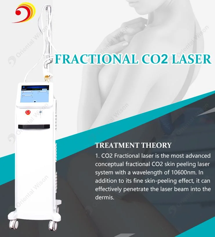 Laser Face Lifting Dental Laser Stretch Mark Removal Machine Wrinkles Removal CO2 Fractional Laser Equipment