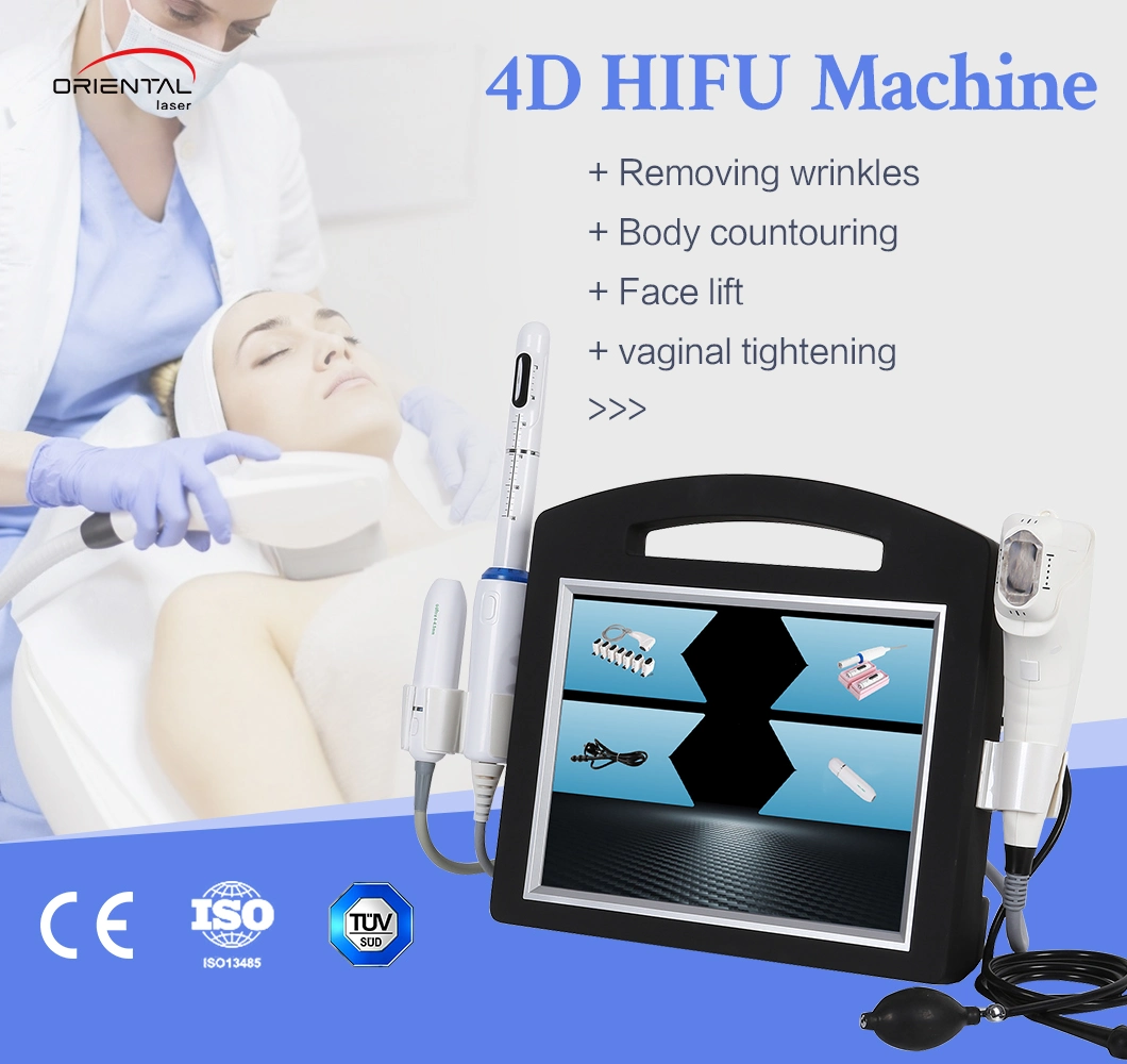 6 in 1 4D Hifu Machine Face Lift Vaginal Tighten Body Slimming Wrinkle Removal Ultrasound Beauty Machine