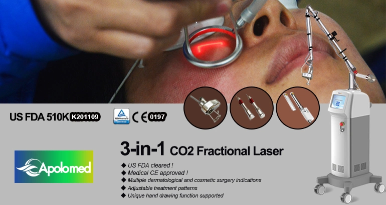 Multi-Functional RF Tube Fractional CO2 Laser Machine Fractional Laser Aftercare for Vaginal Tightening Scar Removal