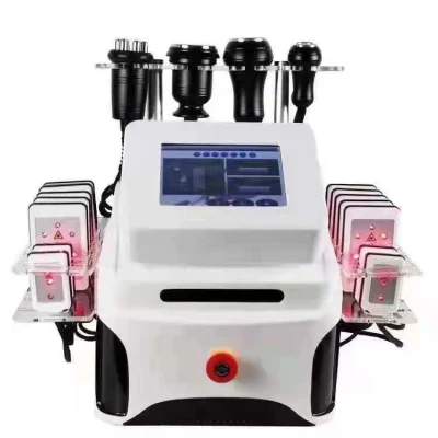 Laser Lipo portatile 5 in 1, lipocavitazione, vuoto, radiofrequenza RF per dimagrimento del corpo, riduzione della cellulite