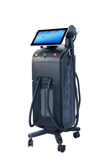 4 In1km 3 Lunghezza d'onda 1200W 1600W Ghiaccio Platino Titanio Diodo Laser Macchina per la depilazione Prezzo / Q Commutato ND YAG Laser Rimozione del tatuaggio IPL RF Macchina per la bellezza della pelle