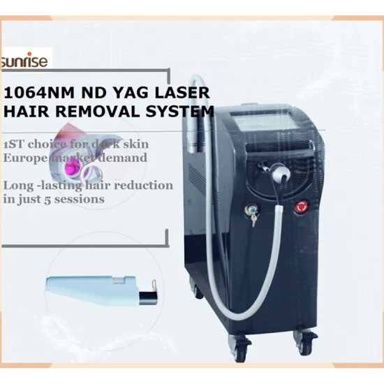 2022 Professionale 1064 Depilazione laser a impulso lungo Rimozione vascolare laser ND YAG Certificazione medica CE Macchina laser multifunzione a impulso lungo