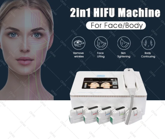 Ofan attrezzatura per la bellezza della pelle lifting del corpo dimagrante ultrasuoni hifu macchina di bellezza dispositivo hifu