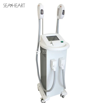 Sea Heart Nuovo arrivo Dispositivo di depilazione laser IPL con due manici