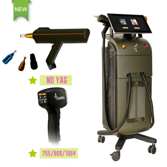 Promozione IPL ND YAG Laser Titan XL Laser / Laser 808 Diodenlaser Haarentfernungsmaschine / 755 808 1064 Enthaarung 808 nm Diode Eis Platin Enthaarungslaser